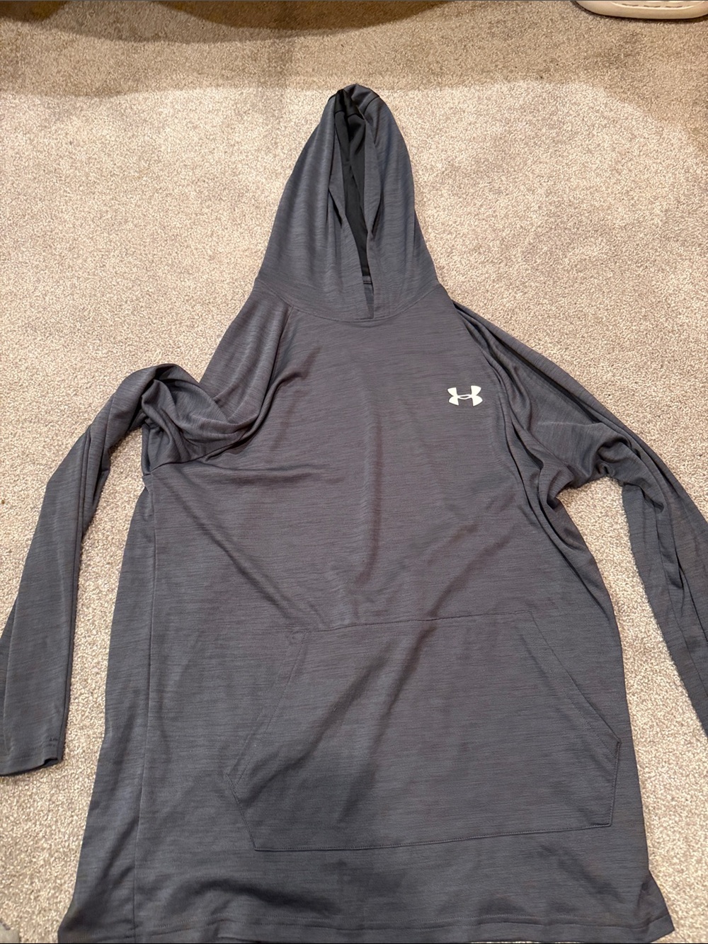 Under Armour Black Hooded Performance Pullover